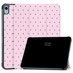 imoshion Design Trifold Bookcase Apple iPad 11 (2025) 11 inch A16 / iPad 10 (2022) 10.9 inch - Happy Dots