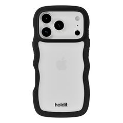 Holdit Wavy Case Apple iPhone 17 Pro - Black / Transparent