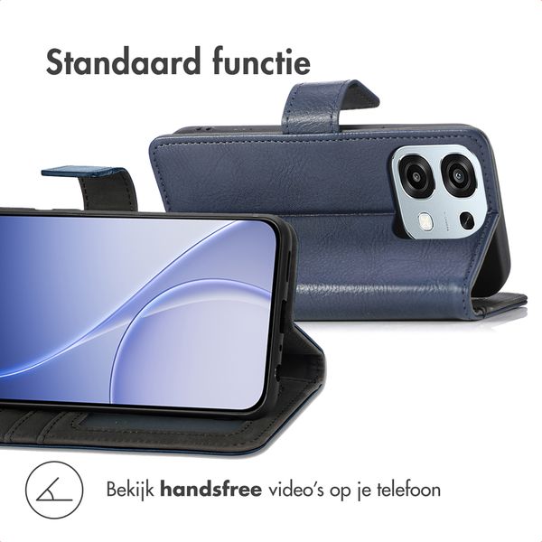 imoshion Luxe Bookcase Oppo A6 Pro (5G) - Donkerblauw