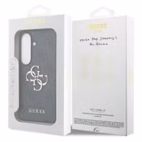 Guess 4G Metal Logo Backcover Samsung Galaxy S26 Plus - Zwart