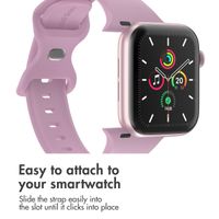 imoshion Silicone⁺ Strap Apple Watch | 44/45/46/49 mm - Size M/L - Mauve