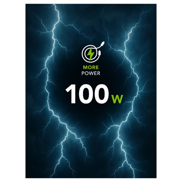 dbramante1928 Re-charge USB-C naar USB-C Oplaadkabel 100W - 3 meter - Zwart