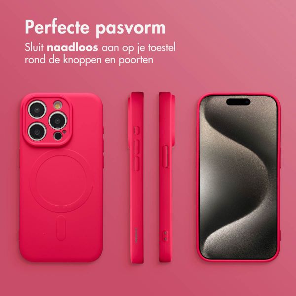 imoshion Color Backcover met MagSafe Apple iPhone 15 Pro - Neon Pink