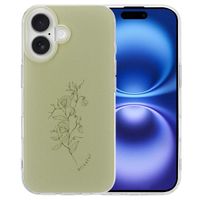 imoshion Design hoesje Apple iPhone 16 - Floral Green