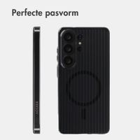 Accezz Lite Backcover met MagSafe | Fluted | Samsung Galaxy S26 Ultra - Zwart