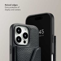 Selencia Sera Phone Case with Cord and Envelope Card Holder Apple iPhone 16 Pro - Black