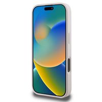 Guess Bottom Stripe 4G Backcover Apple iPhone 16 Pro - Roze