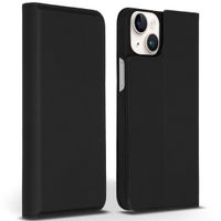 Accezz Premium Leather Slim Bookcase Apple iPhone 14 Plus - Zwart