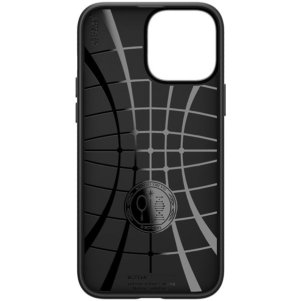 Spigen Liquid Air™ Backcover iPhone 13 Pro Max - Zwart