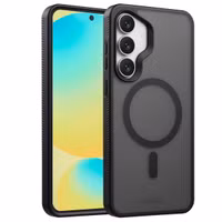 Accezz Rugged Frosted MagSafe Backcover Samsung Galaxy S25 FE - Zwart