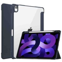 imoshion Trifold Hardcase Bookcase Apple iPad Air 11 inch (2025) M3 / (2024) M2 / Air 5 (2022) / Air 4 (2020) - Donkerblauw