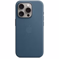 Apple FineWoven Backcover MagSafe Apple iPhone 15 Pro - Pacific Blue