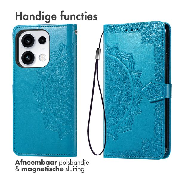 imoshion Mandala Bookcase Oppo Reno 16 F - Turquoise