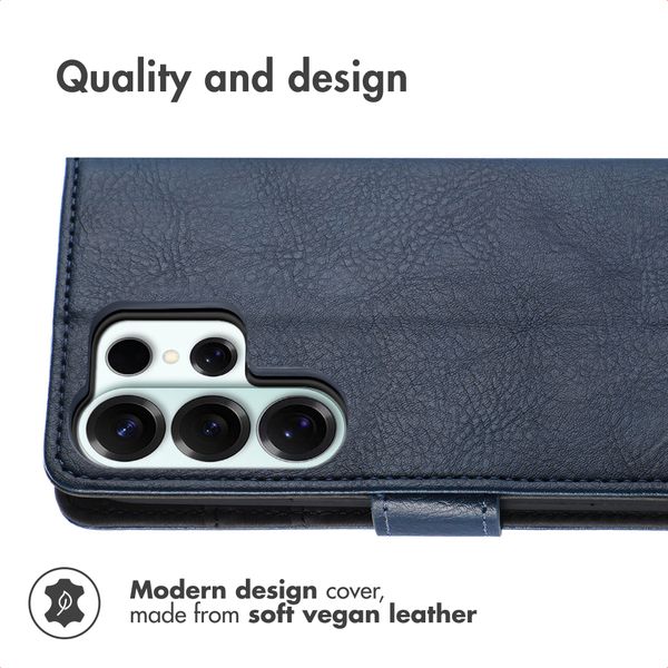 imoshion Luxury Bookcase Samsung Galaxy S26 Ultra - Dark Blue