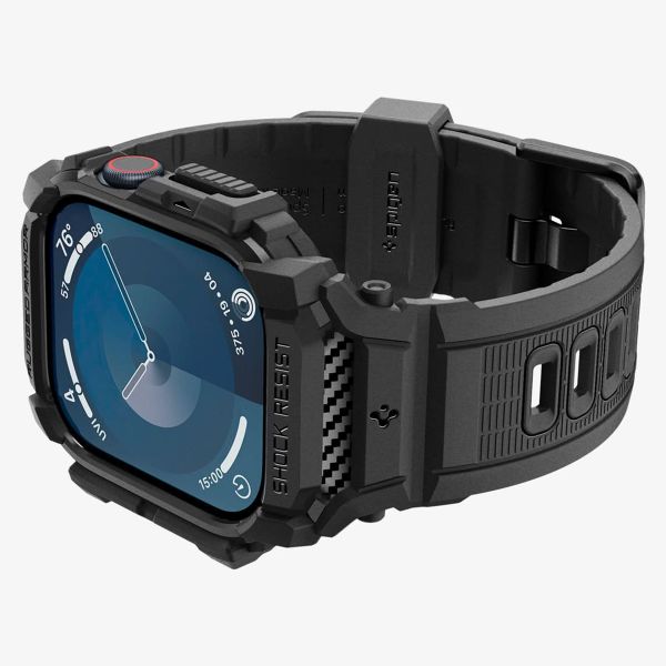Spigen Rugged Armor™ Pro Case Apple Watch Series 10 / 11 - 46 mm - Matte Black