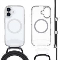 imoshion MagSafe Backcover met afneembaar koord Apple iPhone 17 - Transparant