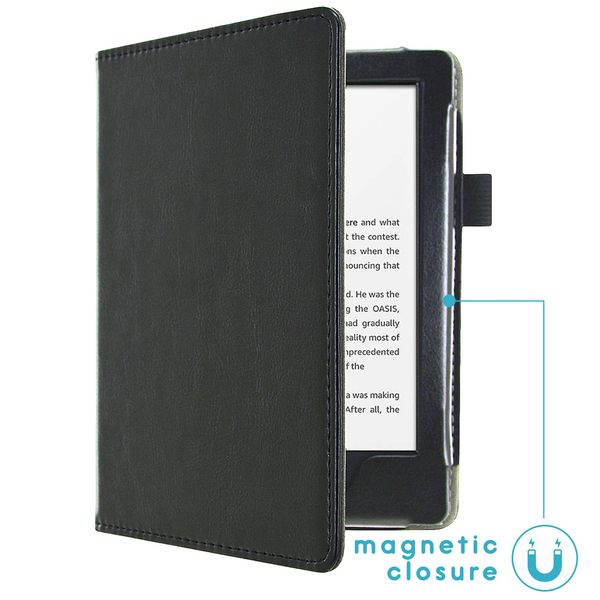 imoshion Vegan Leather Bookcase Amazon Kindle 10 - Zwart