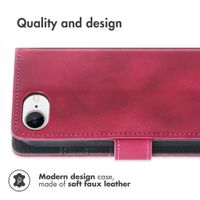 imoshion Bookcase with Strap Apple iPhone 17e / 16e - Red