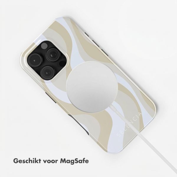Selencia Vivid Backcover met MagSafe Apple iPhone 16 Pro - Desert Waves Beige