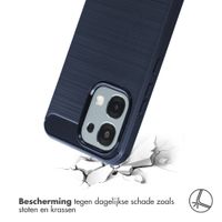 imoshion Brushed Backcover Oppo A6 Pro (5G) - Donkerblauw