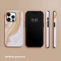 Selencia Vivid Tough Backcover iPhone 14 Pro - Chic Marble Gold