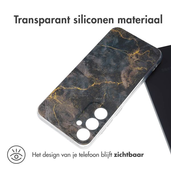 imoshion Design hoesje Samsung Galaxy A55 - Black Marble