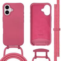 imoshion Color Backcover met afneembaar koord met MagSafe Apple iPhone 17 - Raspberry