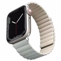 Uniq Revix dubbelzijdig bandje Apple Watch Series 1 t/m 9 / SE (38/40/41 mm) | Series 10 / 11 (42 mm) - Sage / Beige