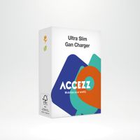 Accezz Ultra Slim GaN Oplader - 2x USB-C - 65W - Zwart