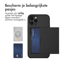 imoshion Backcover met pasjeshouder Apple iPhone 12 Pro Max - Zwart