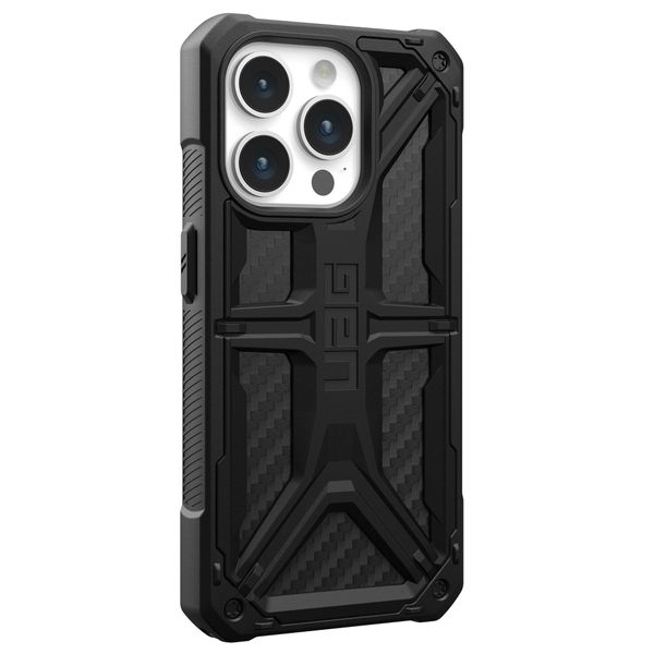 UAG Monarch Backcover Apple iPhone 15 Pro - Carbon Fiber