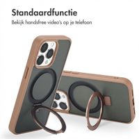 Accezz Ring Stand Backcover met MagSafe Apple iPhone 13 Pro Max - Bruin
