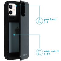 imoshion Backcover met pashouder iPhone 12 Mini - Zwart