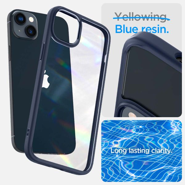 Spigen Ultra Hybrid Backcover iPhone 14 - Donkerblauw