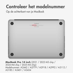 imoshion Laptop Cover Apple MacBook Pro 14 inch (2021 / 2023 M3 chip / 2024 M4 chip / 2025 M5 chip) - Zwart