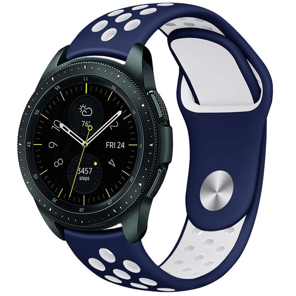 imoshion Siliconen sport bandje Watch 46mm / Gear S3 Frontier / Watch 3 45mm - Blauw