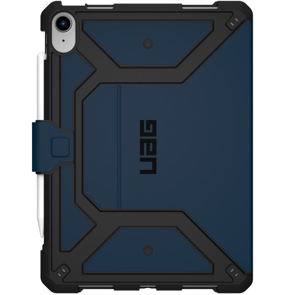 UAG Metropolis Bookcase Apple iPad 11 (2025) 11 inch A16 / iPad 10 (2022) 10.9 inch - Blauw