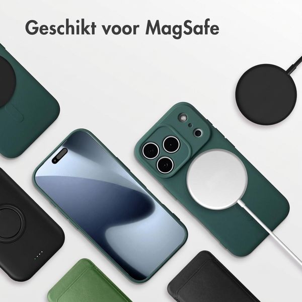 imoshion Color Backcover met MagSafe Apple iPhone 17 Pro - Donkergroen