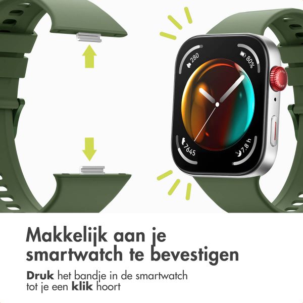 imoshion Siliconen bandje Huawei Watch Fit 4 / 4 Pro - Military Green