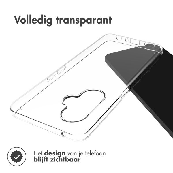 Accezz Clear Backcover OnePlus Nord CE 3 Lite - Transparant