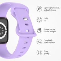 imoshion Silicone⁺ Strap Apple Watch | 38/40/41/42 mm - Size S/M - Lilac