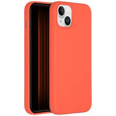 Accezz Liquid Silicone Backcover iPhone 15 Plus - Nectarine