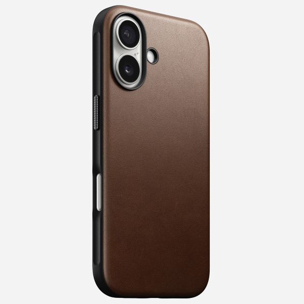 Nomad Modern Leather Case iPhone 16 - Brown