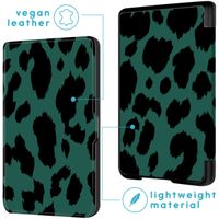 imoshion Design Slim Hard Case Bookcase Tolino Shine 4 - Green Leopard