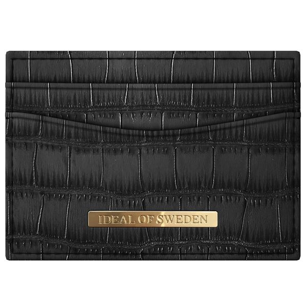 iDeal of Sweden Fashion Card Holder - Black Croco
