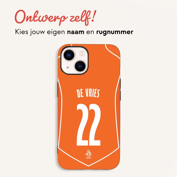 Ontwerp je eigen Nederlands Elftal Backcover Apple iPhone 14 - Nederlands Elftal '04
