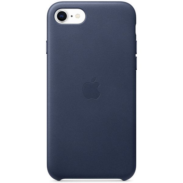 Apple Leather Backcover iPhone SE (2022 / 2020) - Midnight Blue