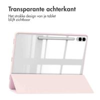 imoshion Trifold Hardcase Bookcase Samsung Tab S10 Plus / Tab S9 FE Plus / Tab S9 Plus 12.4 inch - Roze