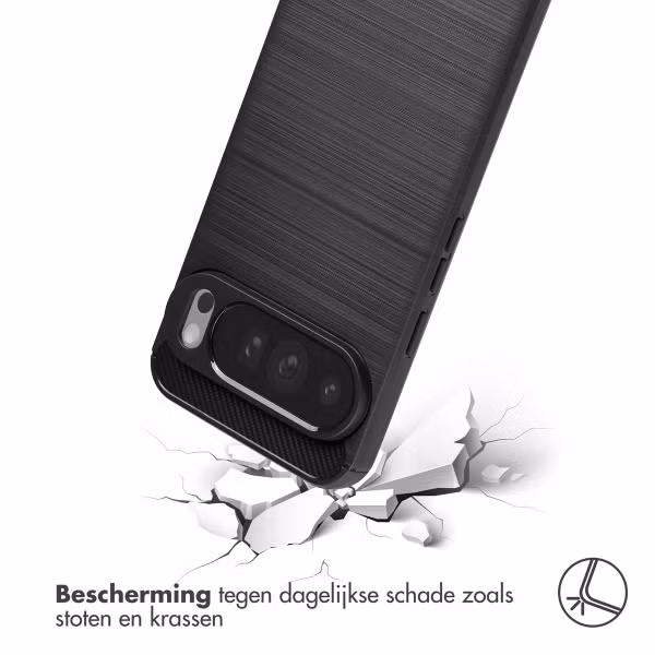 imoshion Brushed Backcover Google Pixel 10 Pro XL - Zwart
