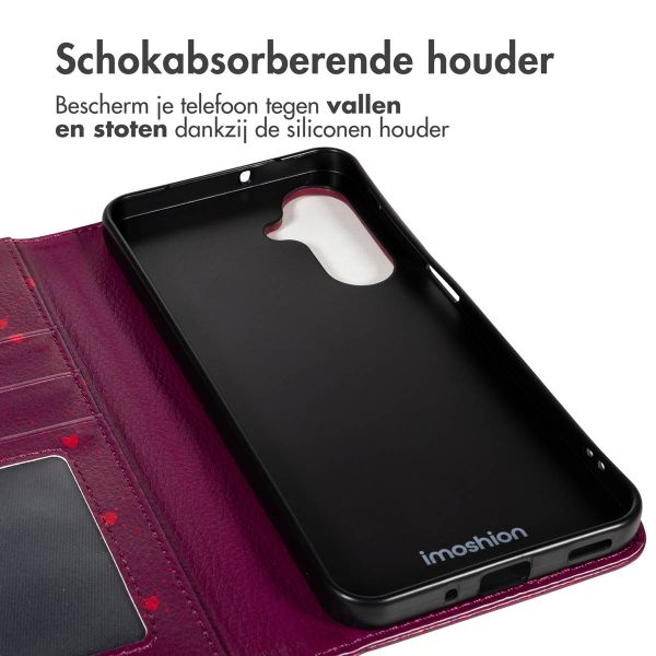 imoshion Design Bookcase Samsung Galaxy A26 - Crush Check Coral Dust